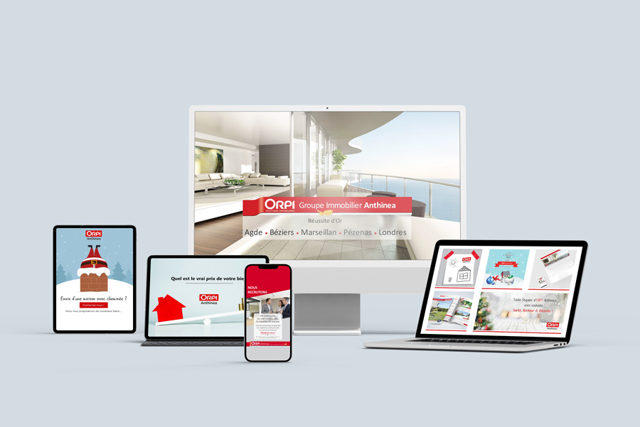 Webdesign - Immobilier - Chargée de communication et infographiste freelance